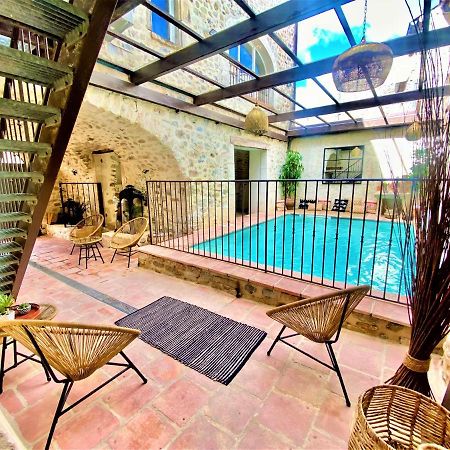 Gite De Groupe 9Ch Ou 3 Gites Independants De 3Ch - Patio Et Piscine Interieure Chauffee Toute L'Annee فالون بون دارْك المظهر الخارجي الصورة