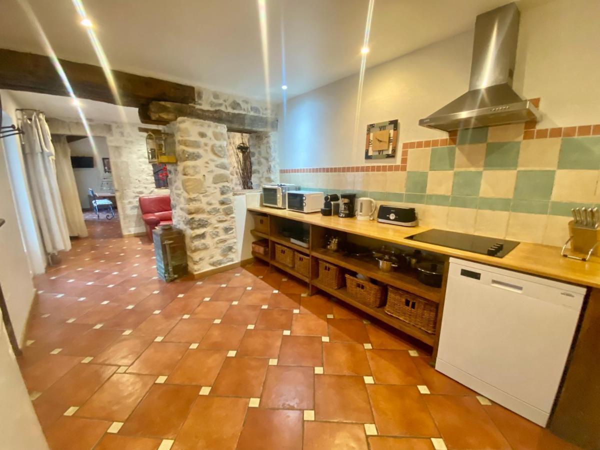 Gite De Groupe 9Ch Ou 3 Gites Independants De 3Ch - Patio Et Piscine Interieure Chauffee Toute L'Annee فالون بون دارْك المظهر الخارجي الصورة