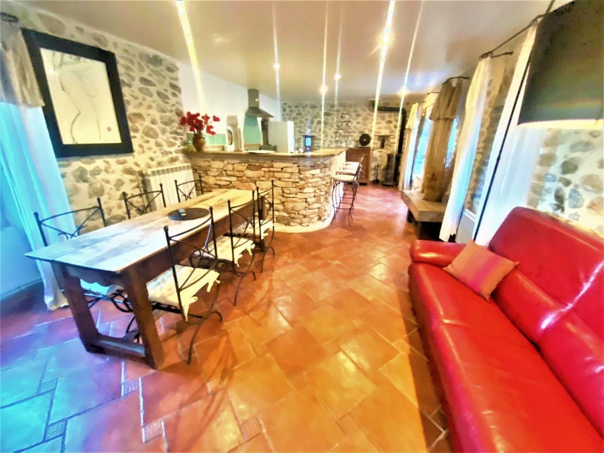 Gite De Groupe 9Ch Ou 3 Gites Independants De 3Ch - Patio Et Piscine Interieure Chauffee Toute L'Annee فالون بون دارْك المظهر الخارجي الصورة