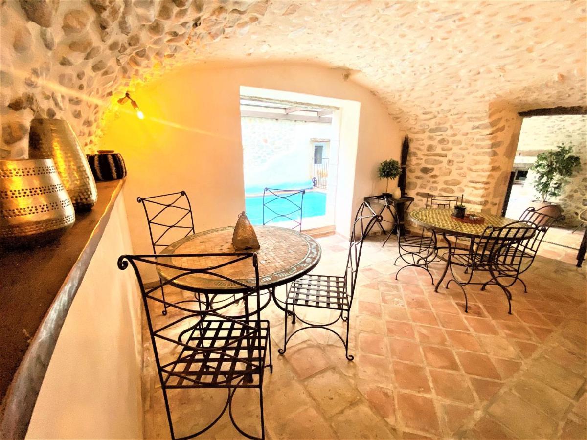 Gite De Groupe 9Ch Ou 3 Gites Independants De 3Ch - Patio Et Piscine Interieure Chauffee Toute L'Annee فالون بون دارْك المظهر الخارجي الصورة