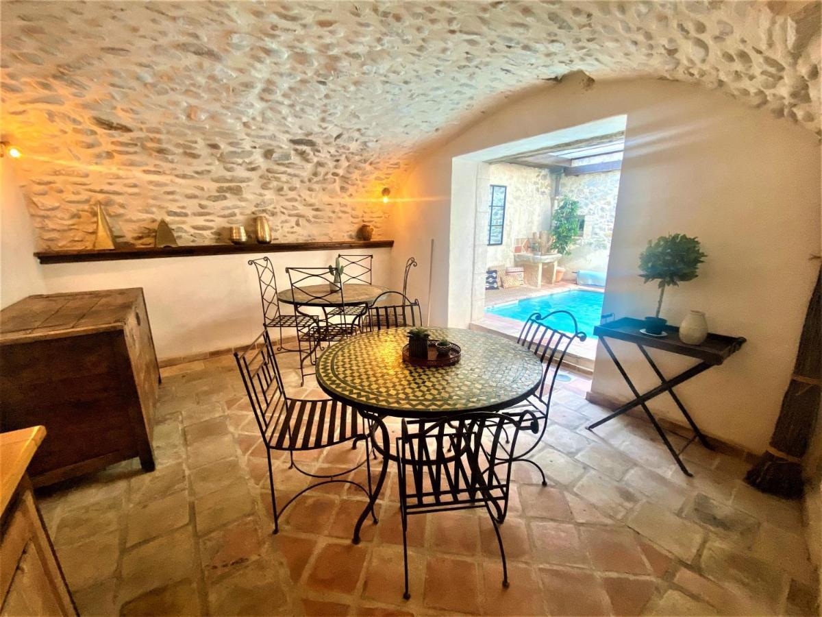 Gite De Groupe 9Ch Ou 3 Gites Independants De 3Ch - Patio Et Piscine Interieure Chauffee Toute L'Annee فالون بون دارْك المظهر الخارجي الصورة