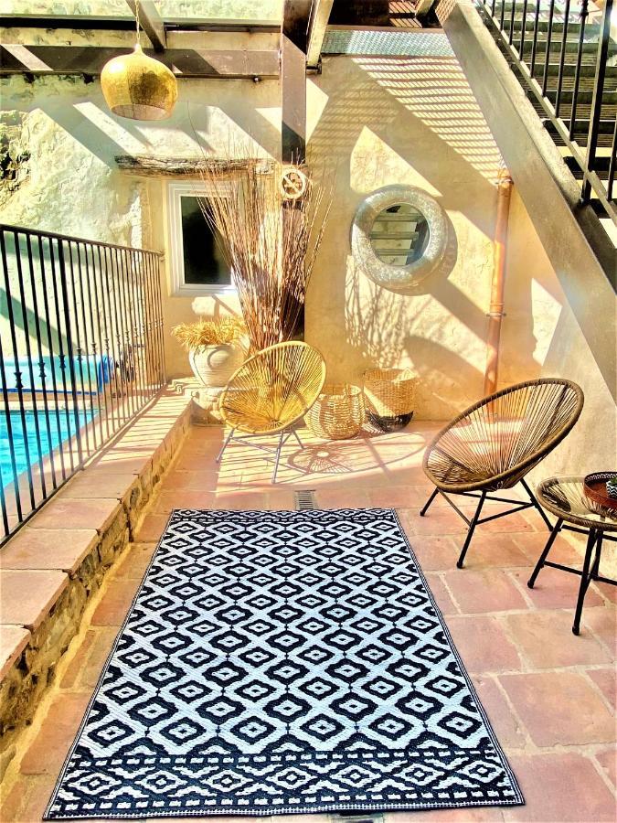 Gite De Groupe 9Ch Ou 3 Gites Independants De 3Ch - Patio Et Piscine Interieure Chauffee Toute L'Annee فالون بون دارْك المظهر الخارجي الصورة