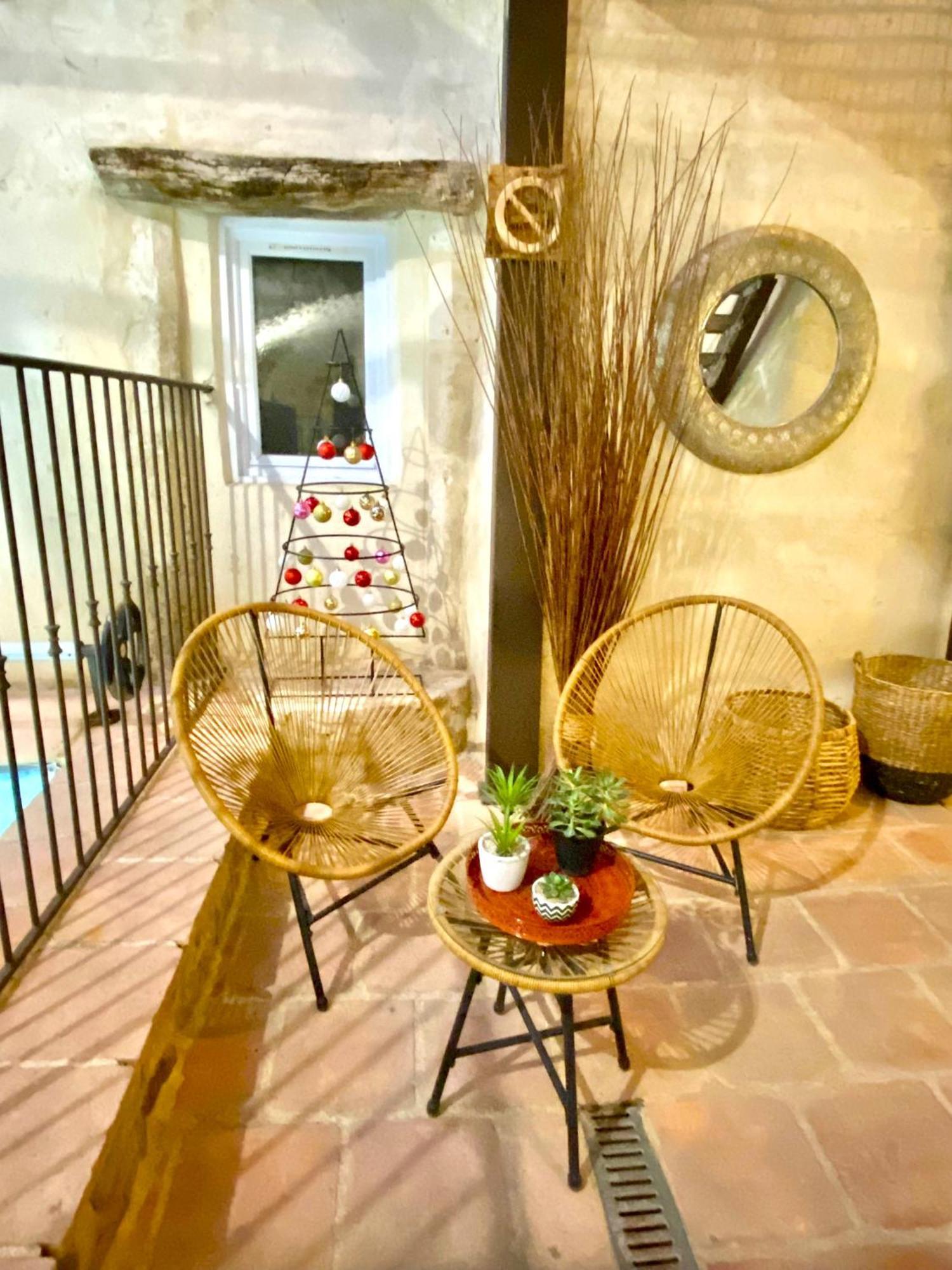 Gite De Groupe 9Ch Ou 3 Gites Independants De 3Ch - Patio Et Piscine Interieure Chauffee Toute L'Annee فالون بون دارْك المظهر الخارجي الصورة